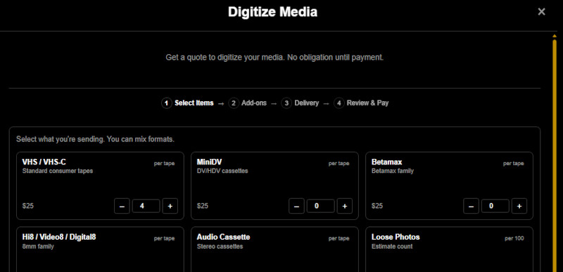Digitizing physical media